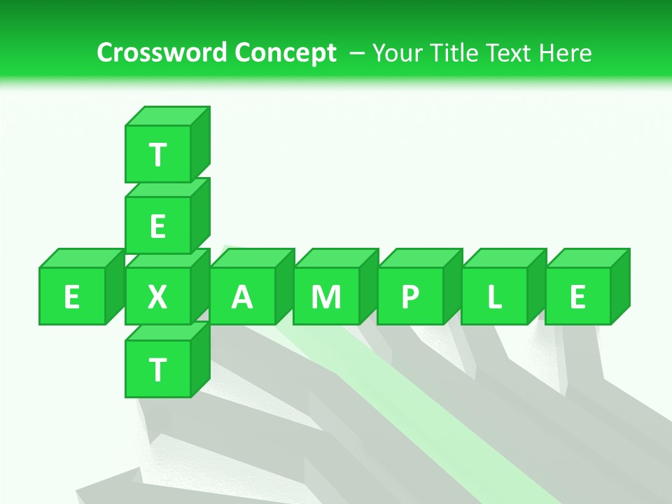 Direction Slew Copy Space PowerPoint Template