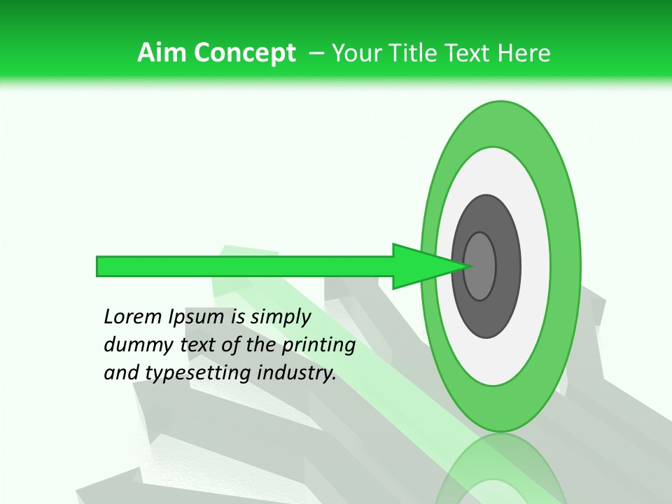 Direction Slew Copy Space PowerPoint Template