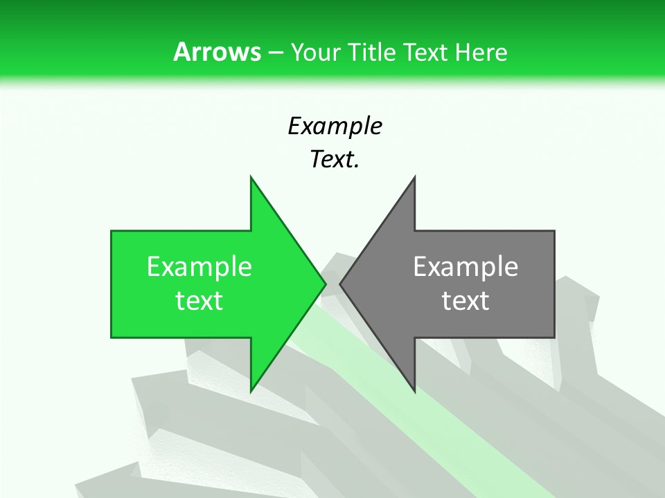 Direction Slew Copy Space PowerPoint Template