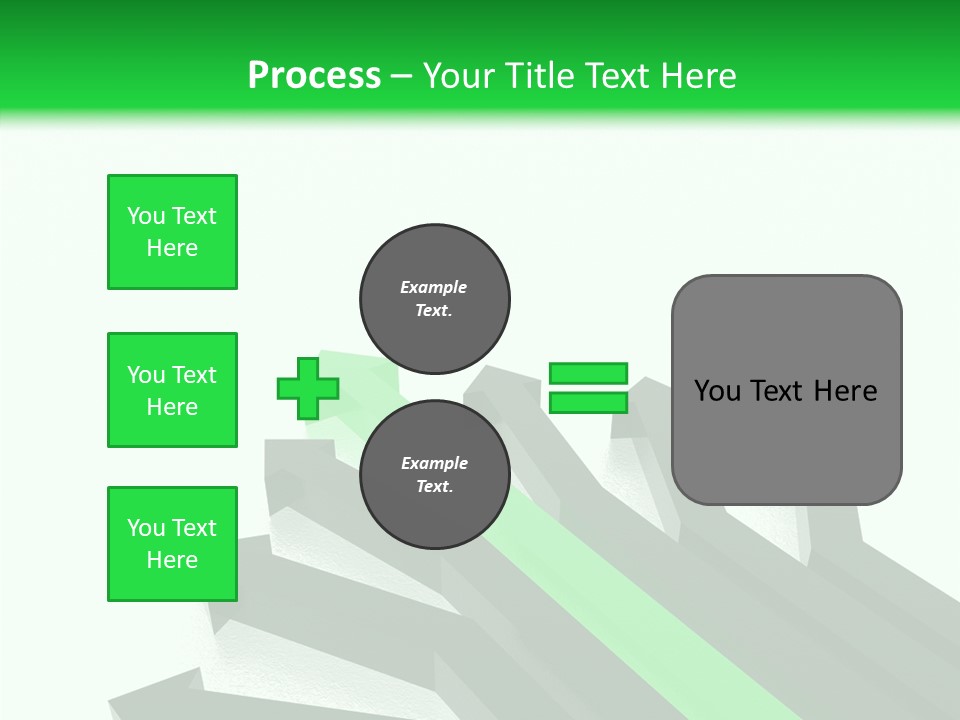 Direction Slew Copy Space PowerPoint Template