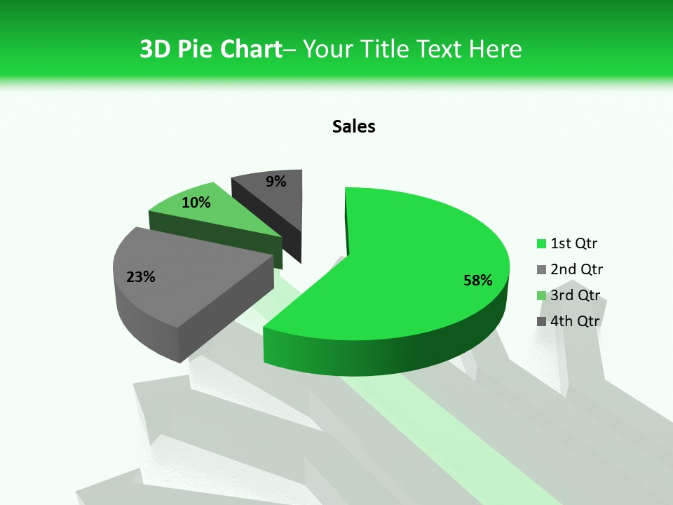 Direction Slew Copy Space PowerPoint Template