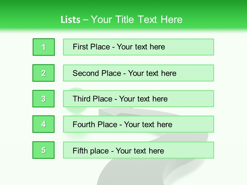 Copy Space Concept Web PowerPoint Template