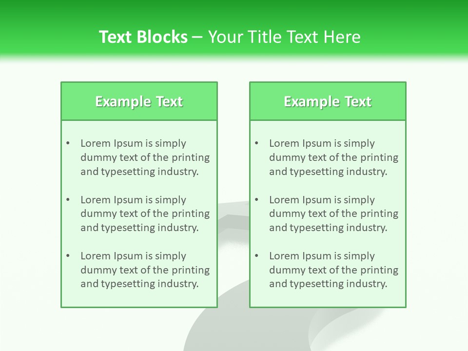 Copy Space Concept Web PowerPoint Template