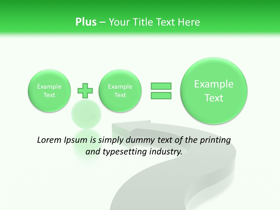 Copy Space Concept Web PowerPoint Template