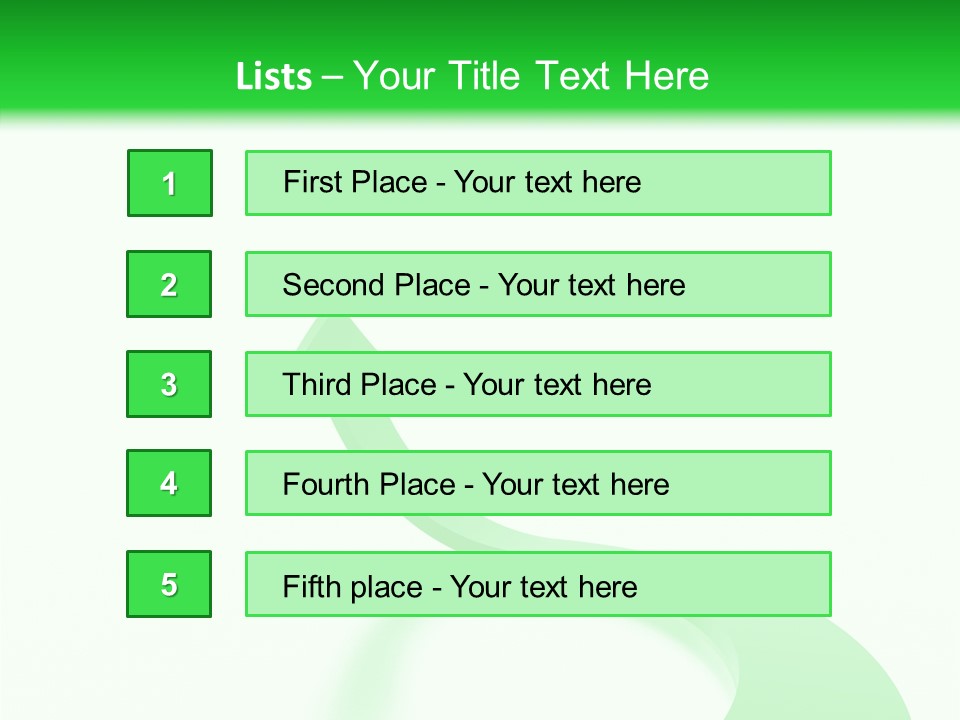 Achievement Action First PowerPoint Template