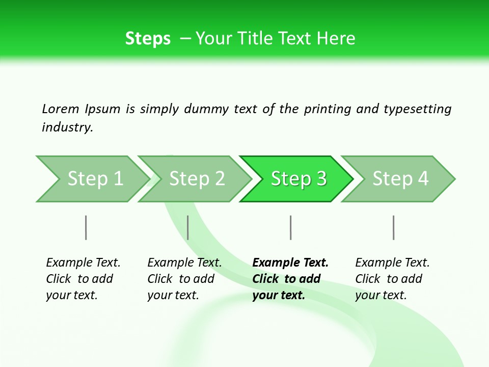 Achievement Action First PowerPoint Template