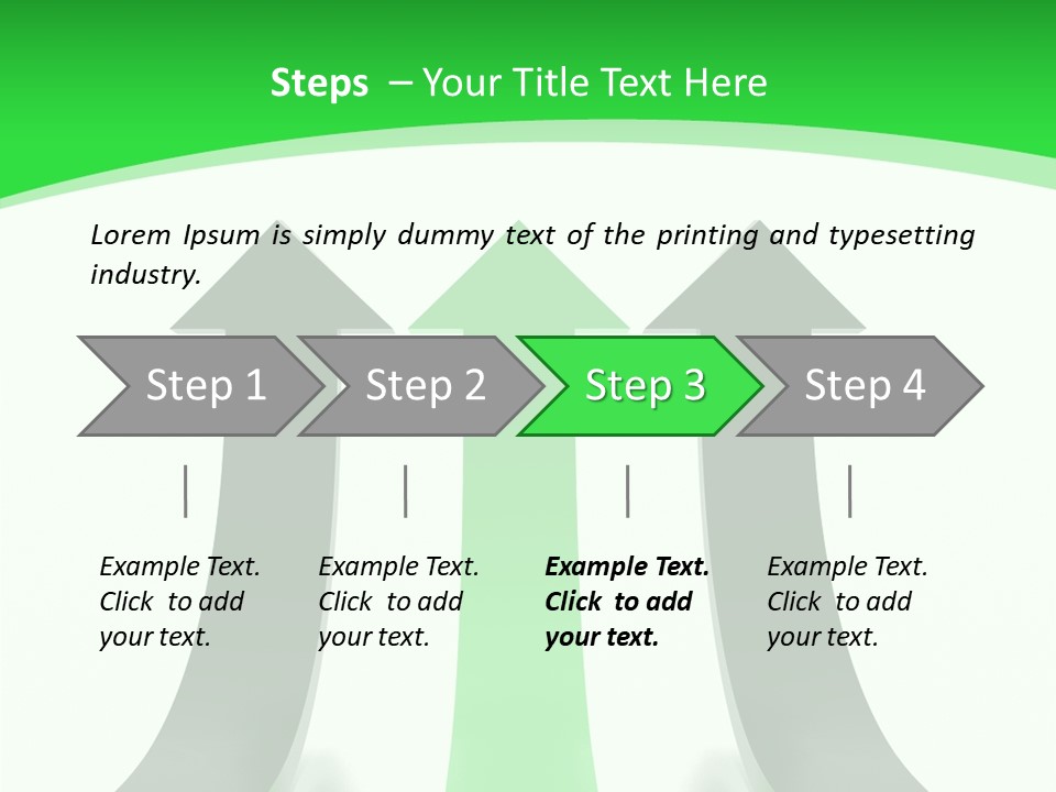 Direction Menu Success PowerPoint Template