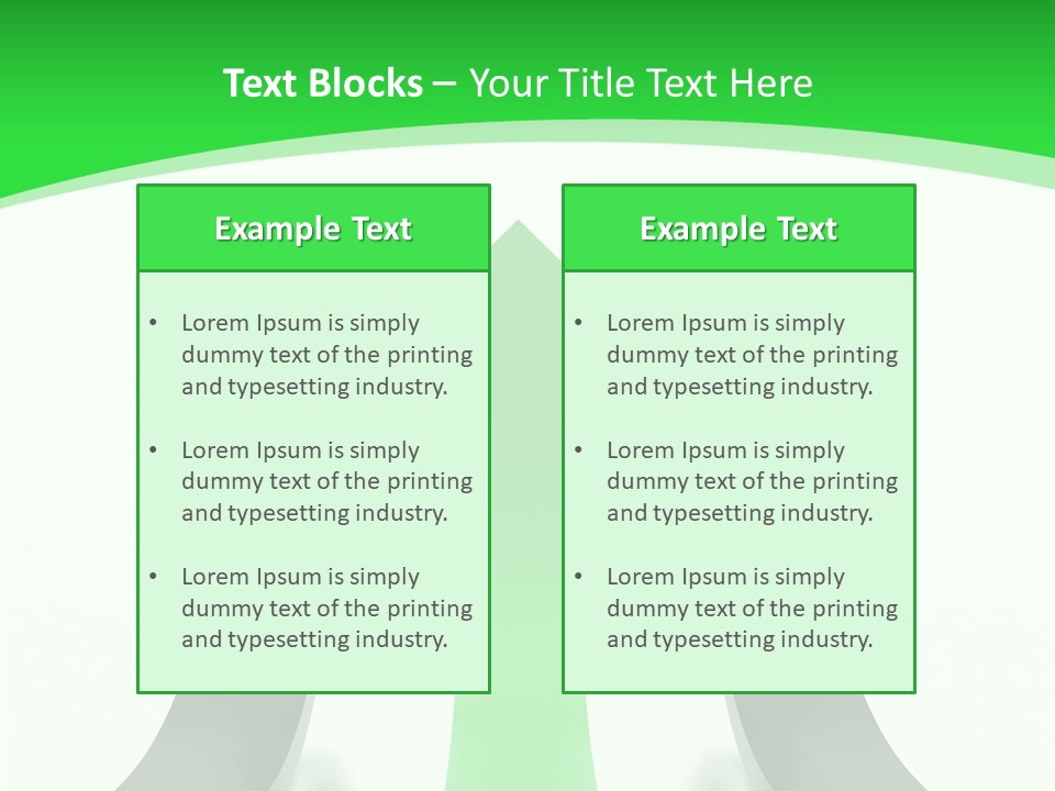 Direction Menu Success PowerPoint Template