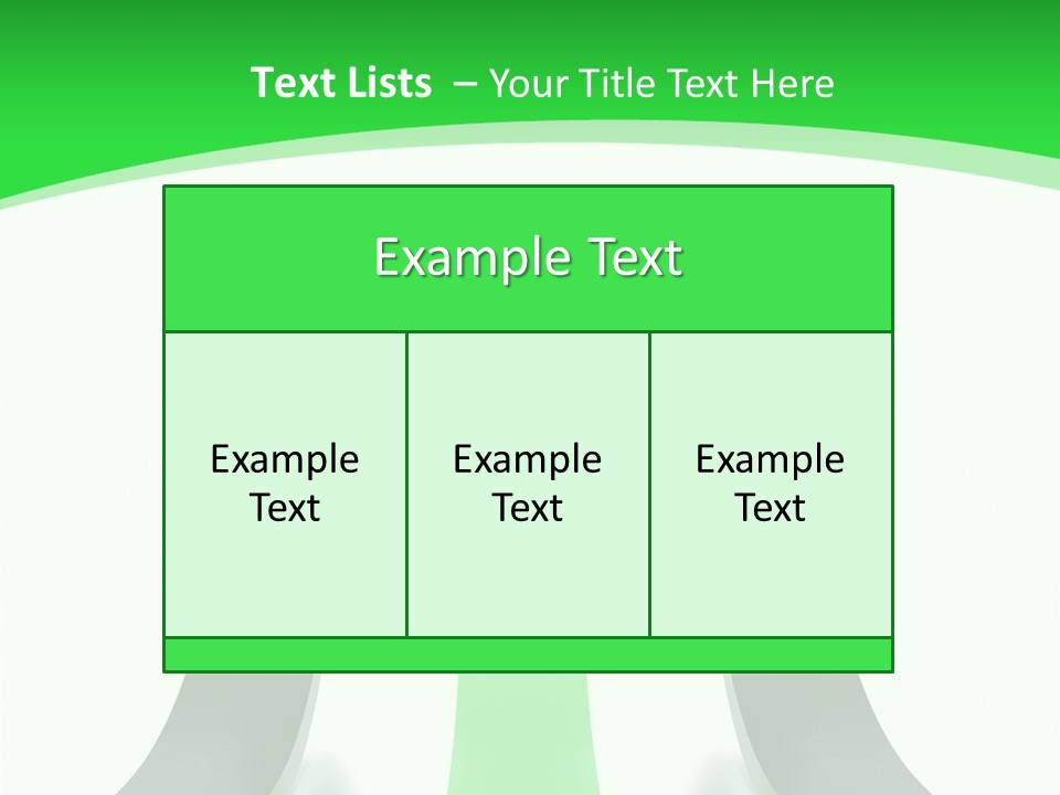 Direction Menu Success PowerPoint Template