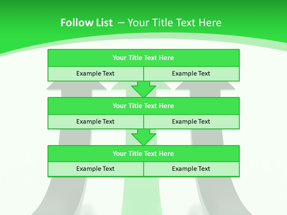 Direction Menu Success PowerPoint Template