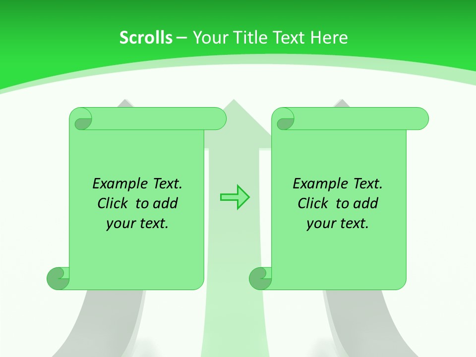 Direction Menu Success PowerPoint Template