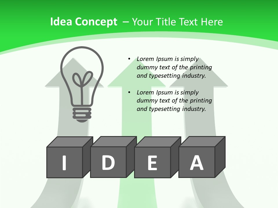 Direction Menu Success PowerPoint Template