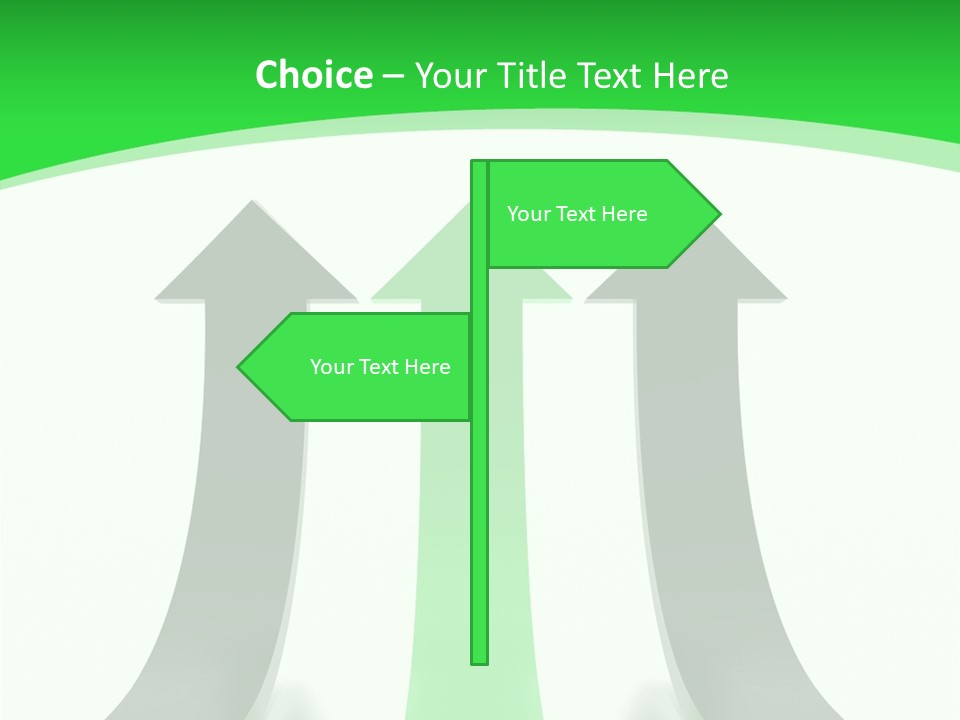 Direction Menu Success PowerPoint Template