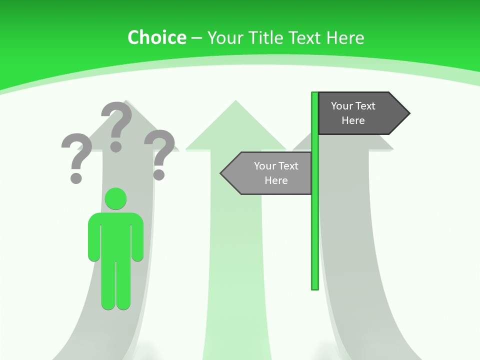 Direction Menu Success PowerPoint Template