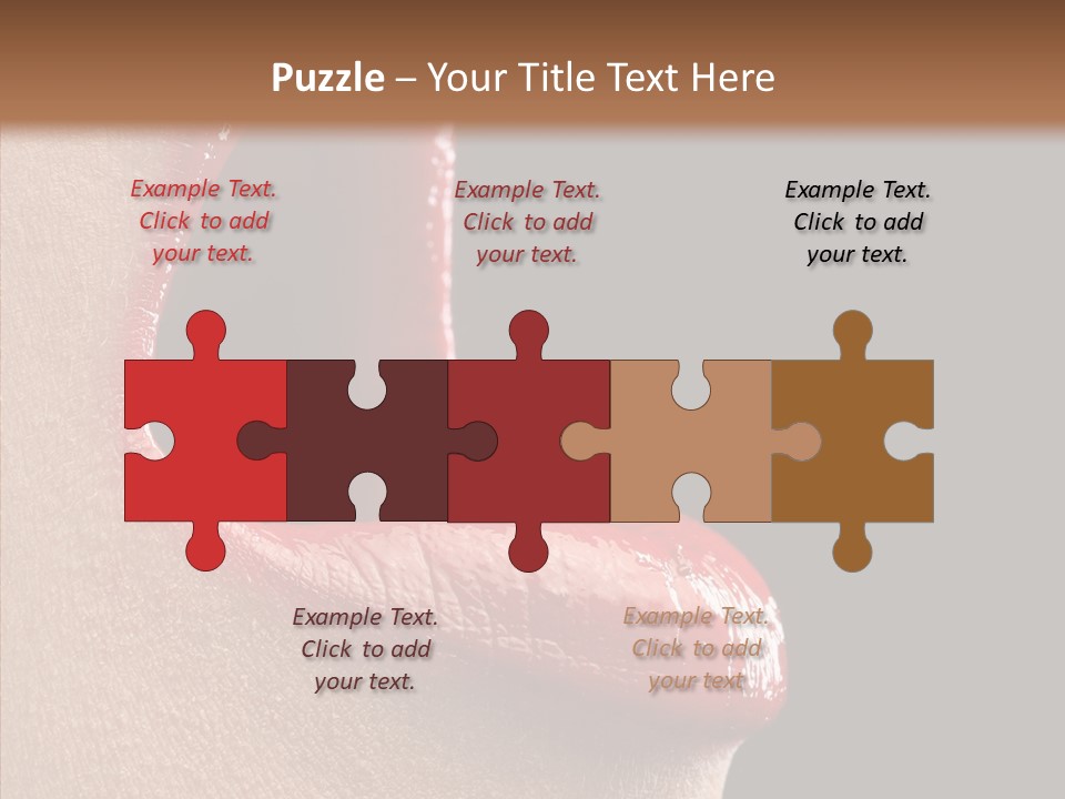 Fun Freedom Lipstick PowerPoint Template