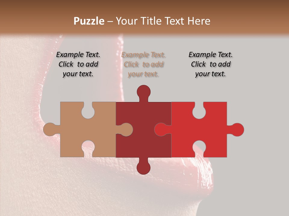 Fun Freedom Lipstick PowerPoint Template