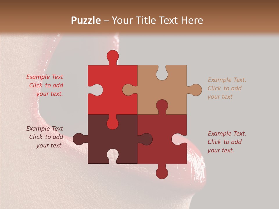 Fun Freedom Lipstick PowerPoint Template