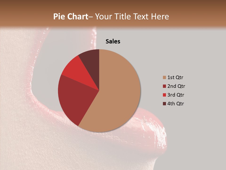 Fun Freedom Lipstick PowerPoint Template