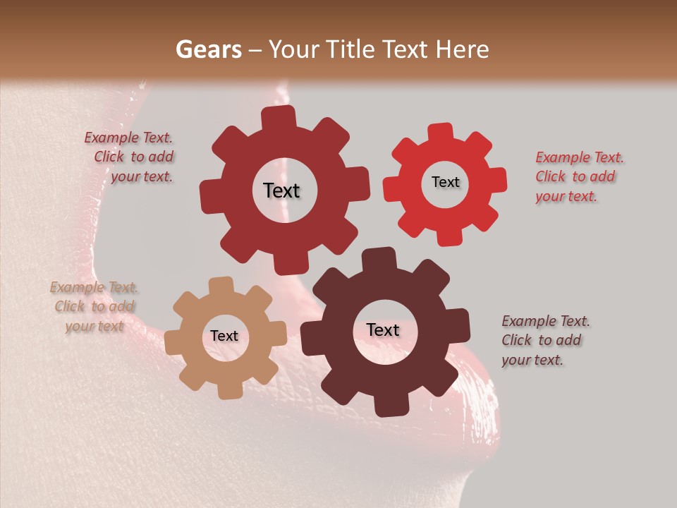 Fun Freedom Lipstick PowerPoint Template