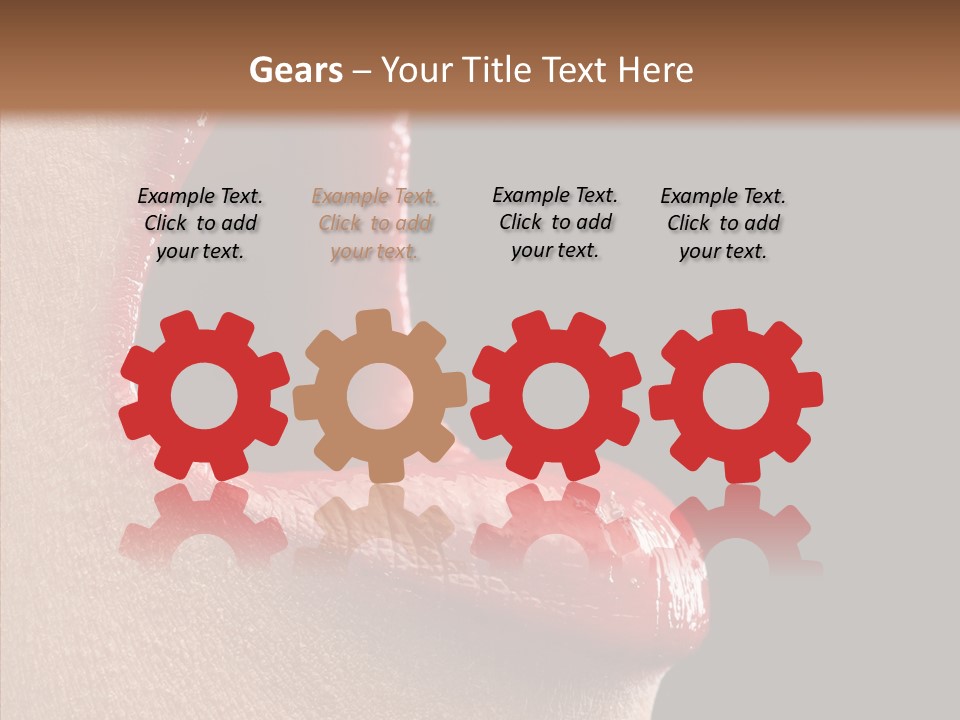 Fun Freedom Lipstick PowerPoint Template