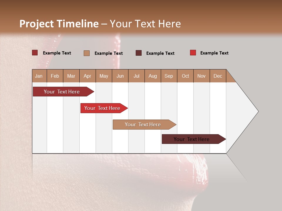 Fun Freedom Lipstick PowerPoint Template