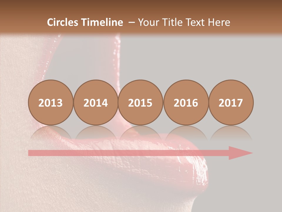 Fun Freedom Lipstick PowerPoint Template