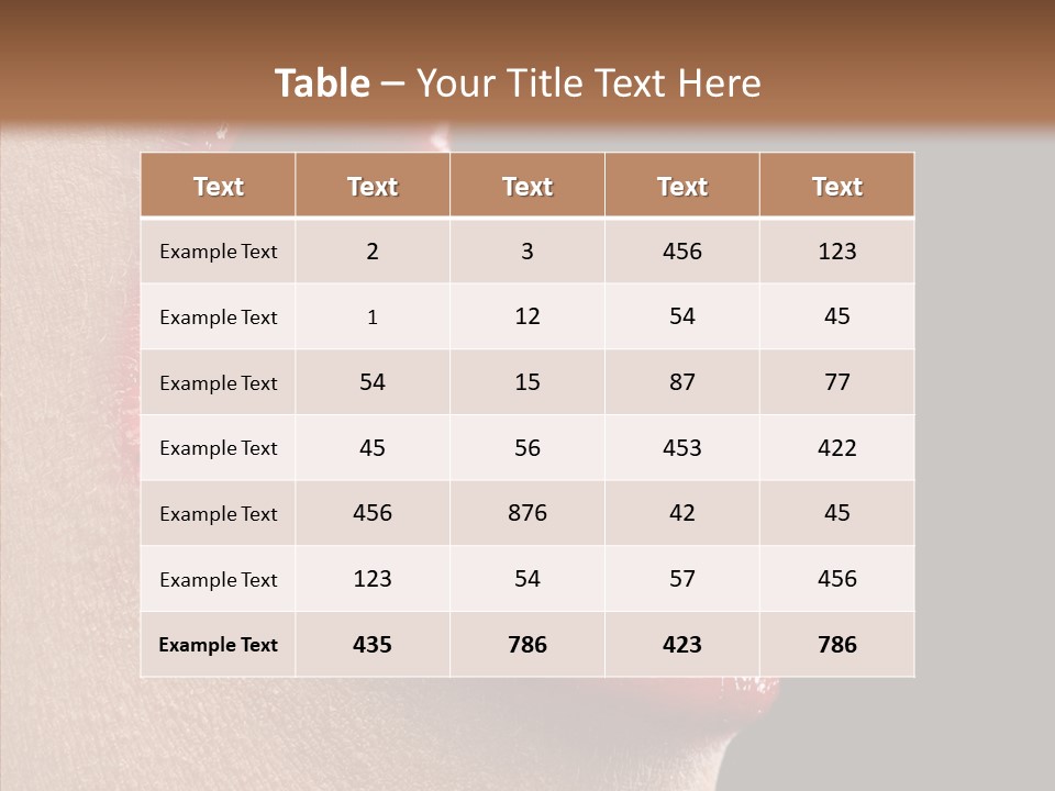 Fun Freedom Lipstick PowerPoint Template