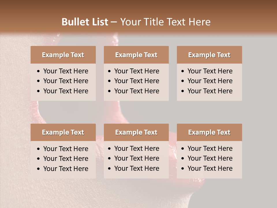 Fun Freedom Lipstick PowerPoint Template