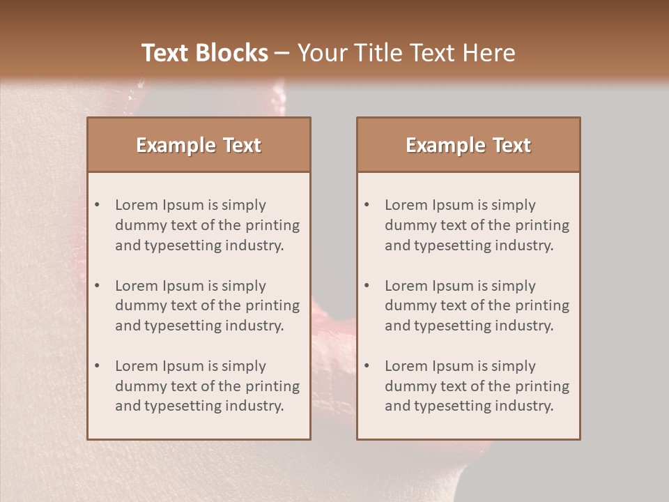Fun Freedom Lipstick PowerPoint Template