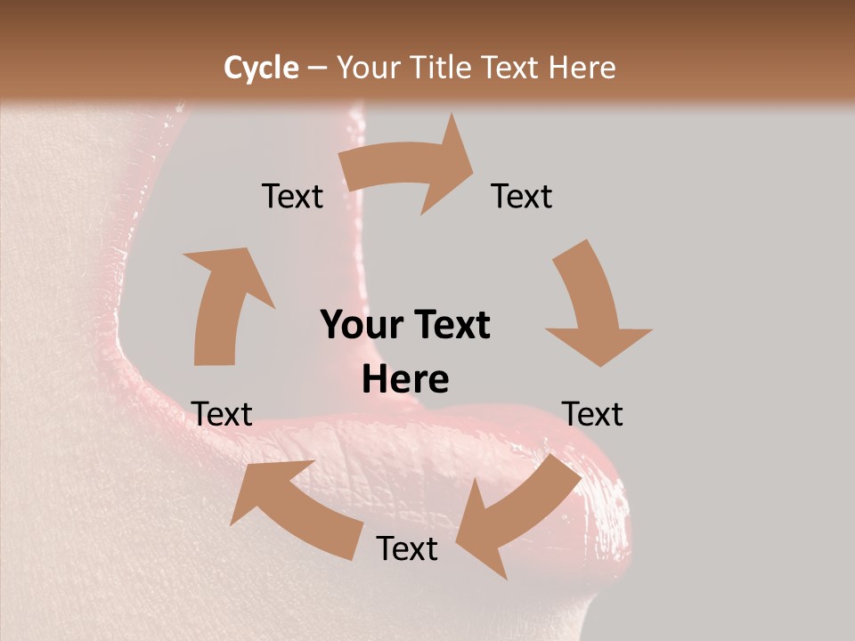 Fun Freedom Lipstick PowerPoint Template