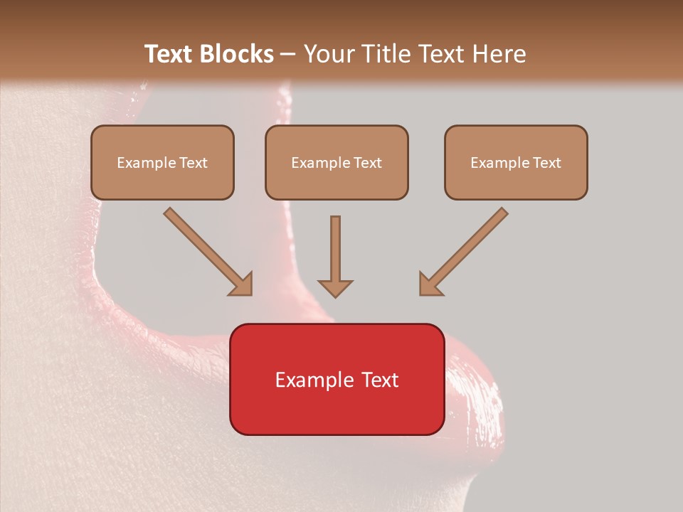 Fun Freedom Lipstick PowerPoint Template