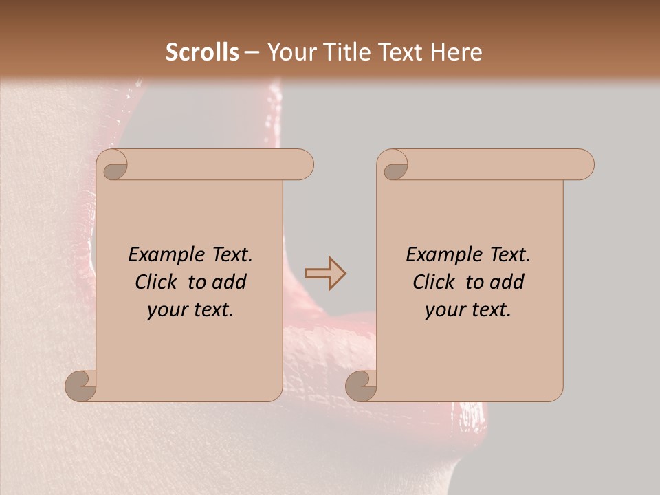 Fun Freedom Lipstick PowerPoint Template