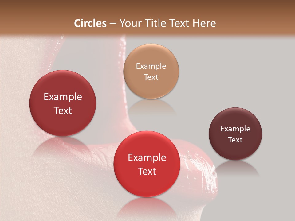 Fun Freedom Lipstick PowerPoint Template