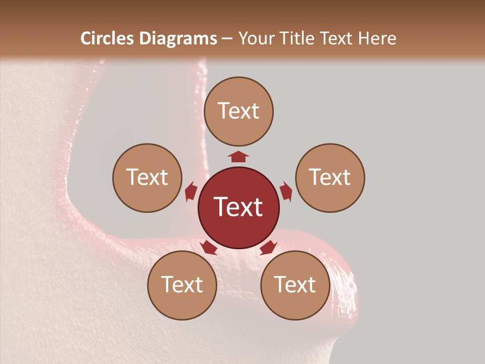 Fun Freedom Lipstick PowerPoint Template