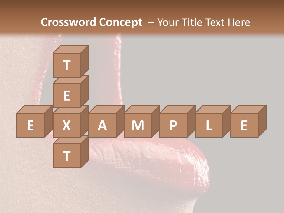 Fun Freedom Lipstick PowerPoint Template