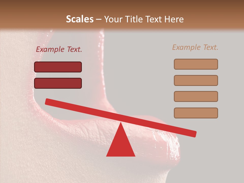 Fun Freedom Lipstick PowerPoint Template