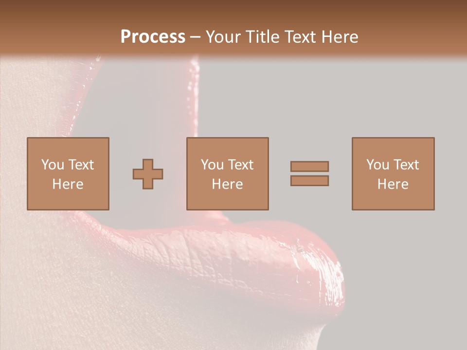 Fun Freedom Lipstick PowerPoint Template