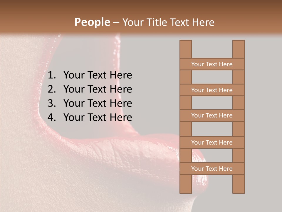 Fun Freedom Lipstick PowerPoint Template