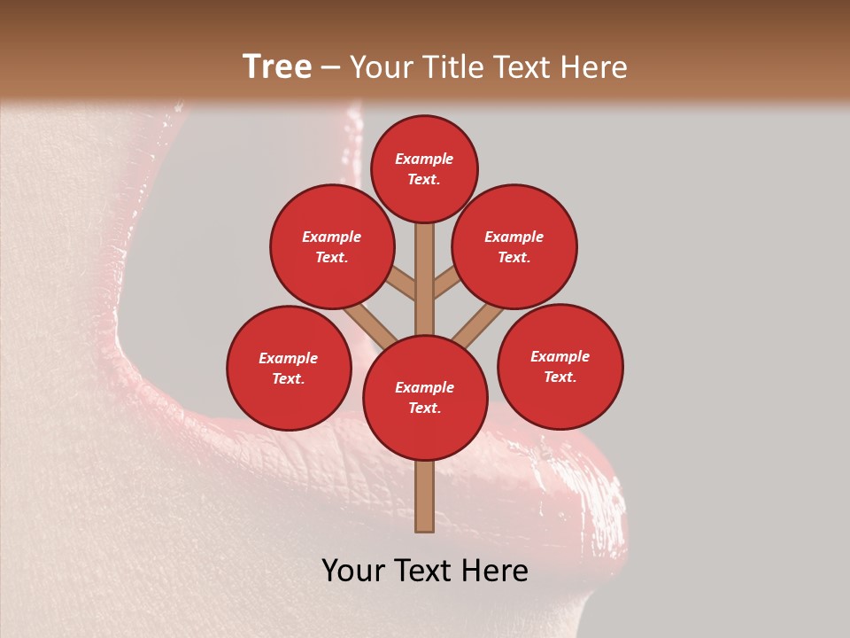 Fun Freedom Lipstick PowerPoint Template