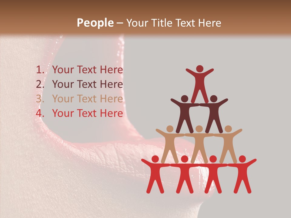 Fun Freedom Lipstick PowerPoint Template