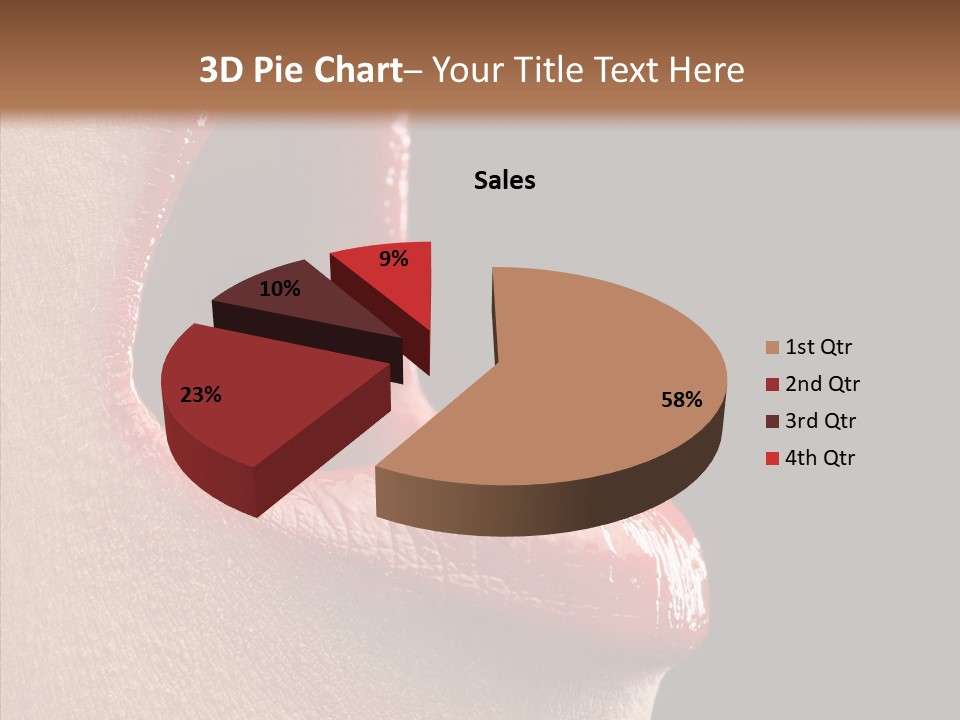 Fun Freedom Lipstick PowerPoint Template