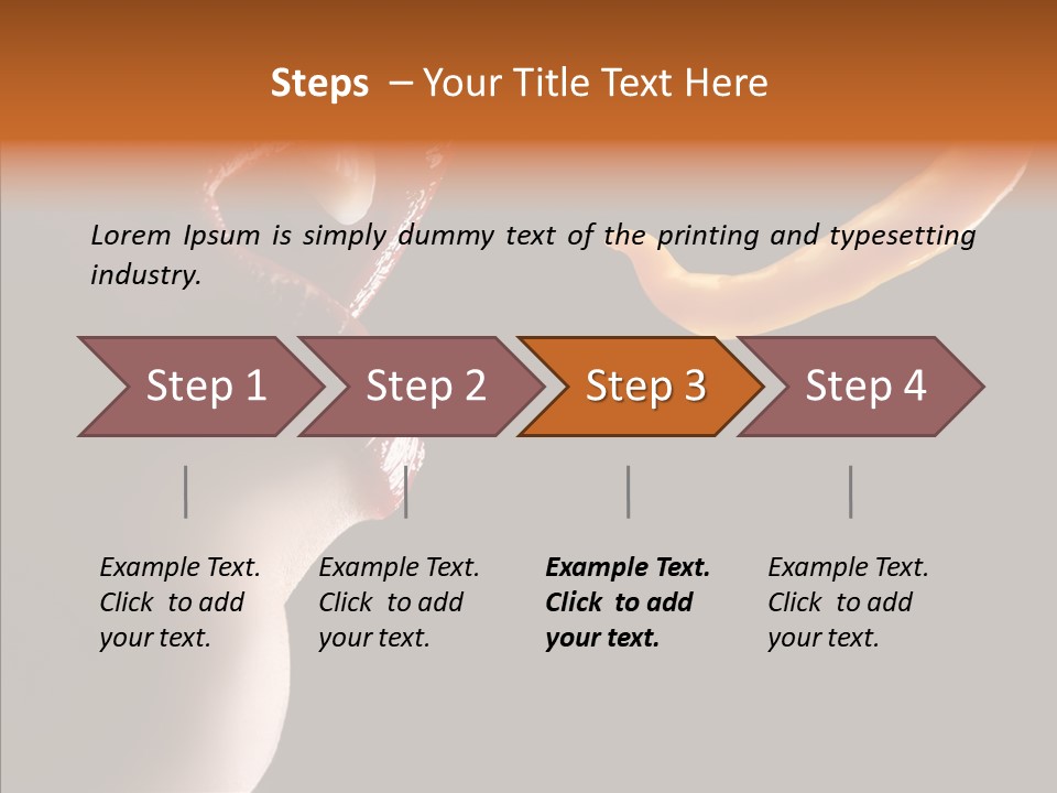Woman Beauty Fashion PowerPoint Template