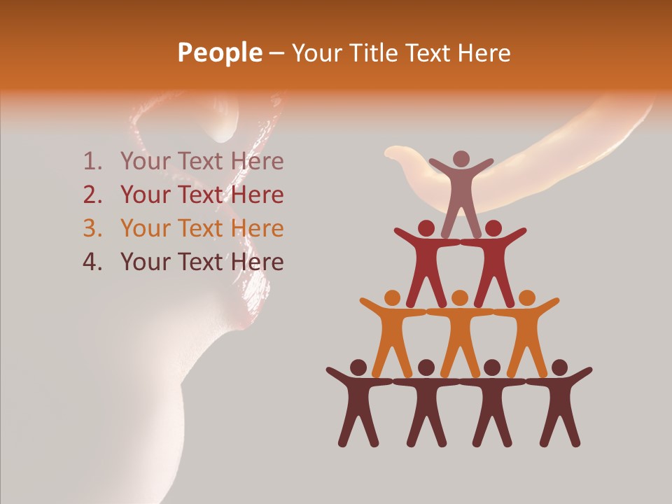 Woman Beauty Fashion PowerPoint Template