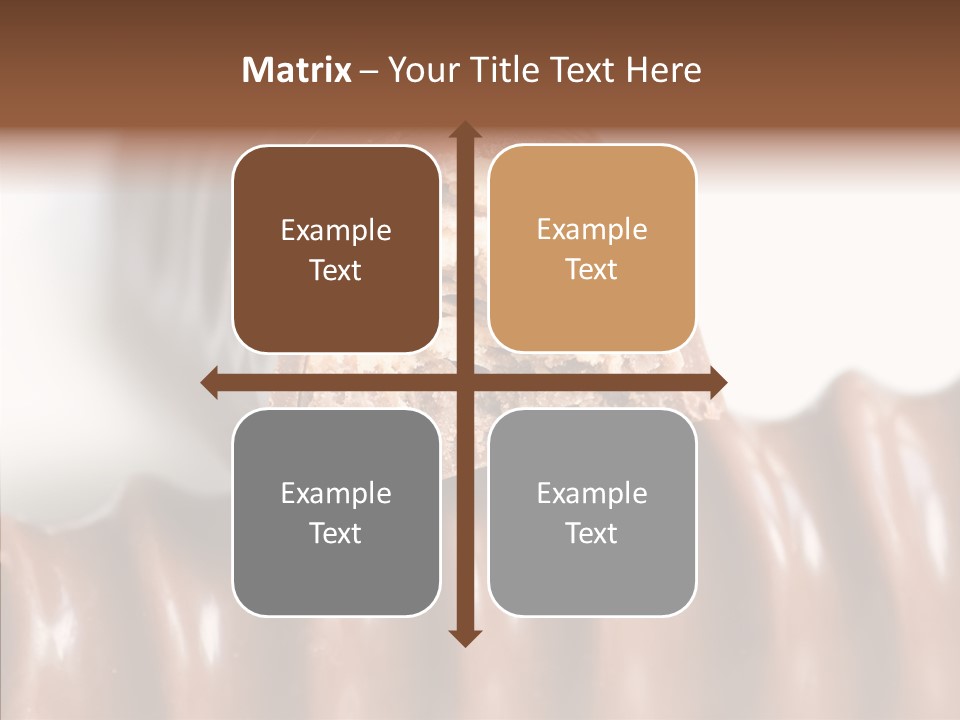 Choco Snack Fast PowerPoint Template