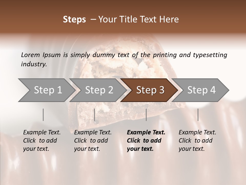 Choco Snack Fast PowerPoint Template