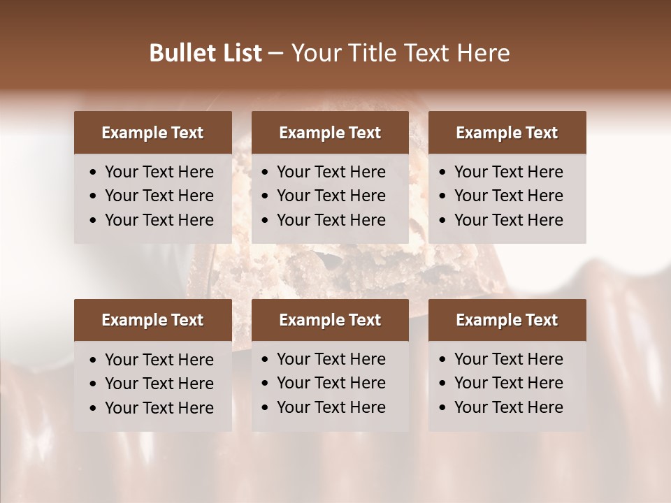 Choco Snack Fast PowerPoint Template