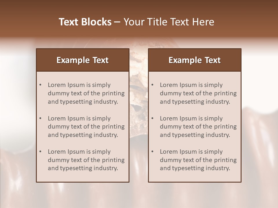 Choco Snack Fast PowerPoint Template