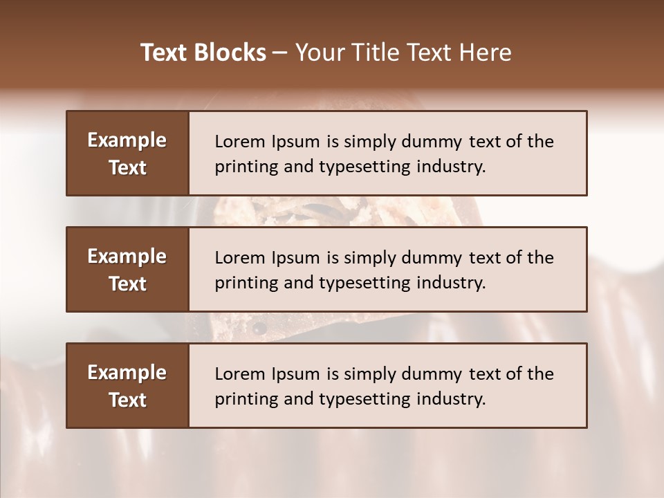 Choco Snack Fast PowerPoint Template