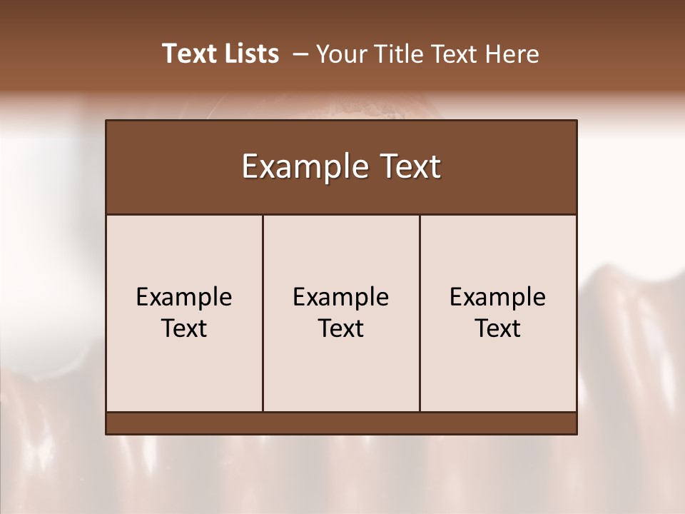 Choco Snack Fast PowerPoint Template
