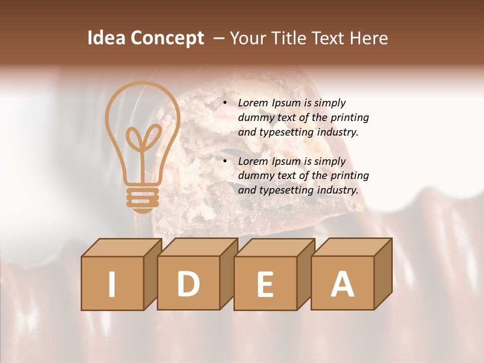 Choco Snack Fast PowerPoint Template